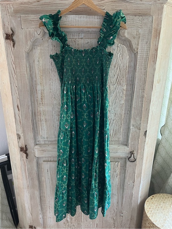Hill House Dresses & Skirts - Hill House The Ellie Nap Dress Green Floral Size Small